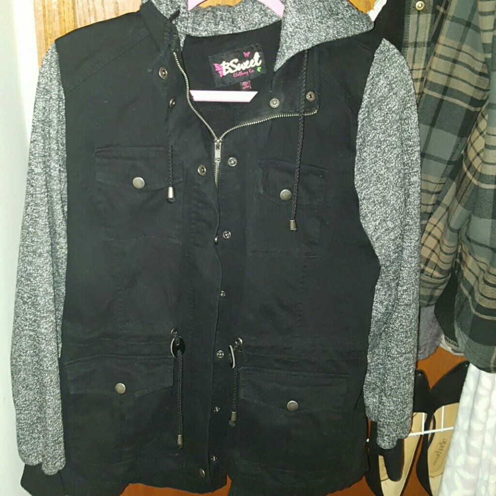 Black and gray BSweet Jacket